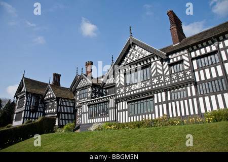 Bramall Hall. Bramhall, Stockport, grösseres Manchester, Vereinigtes Königreich. Stockfoto