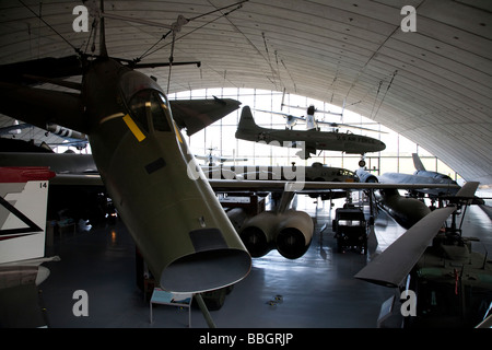 Imperial War Museum in Duxford Cambridge, enthält eine riesige Auswahl an das Welten-Flugzeug und auch eine funktionierende Landebahn, England Stockfoto