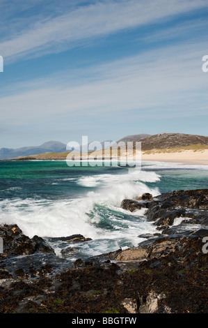 Traigh Lar Beach, South Harris, Äußere Hebriden, Schottland Stockfoto