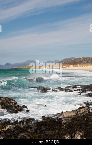 Traigh Lar Beach, South Harris, Äußere Hebriden, Schottland Stockfoto