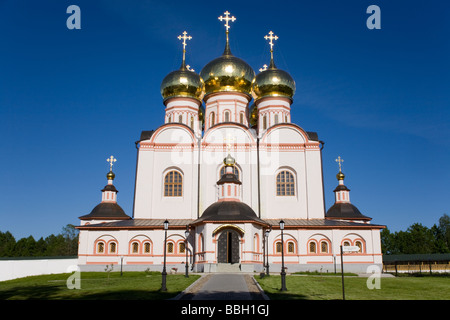 Valday Iversky Kloster ist in Novgorod Bezirk Valdai, Russland. Stockfoto