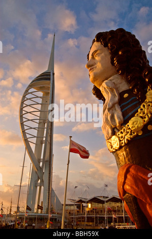 Spinnaker Tower in Portsmouth Gunwharf Quays Stockfoto