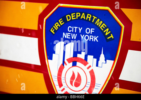 Fire Department New York City Logo FDNY Emblem Stockfoto