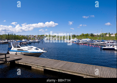 Hafen Sie Szene Lappeenranta Lakeland Karelien Finnland Stockfoto