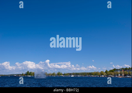 Hafen Sie Szene Lappeenranta Lakeland Karelien Finnland Stockfoto