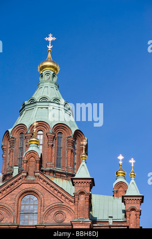 Uspenski Kathedrale Helsinki Finnland Stockfoto