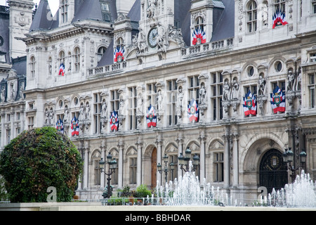 Hotel de Ville in Paris Frankreich Stockfoto