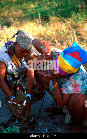 Es gibt 32 Cuca Geschäfte in Tsumkwe In der gesamten Region Odjozondjupa ehemals östlichen Buschmannland im Norden Osten Stockfoto