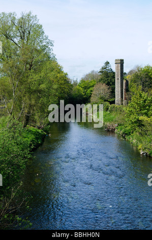 Sechs Meilen Wasser wie es geht Antrim Castle Grounds Stockfoto