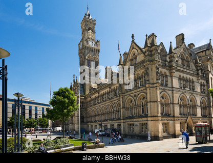 Rathaus, Centenary Square, Bradford, West Yorkshire, England Stockfoto