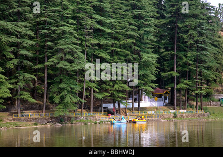 Dal-See. In der Nähe von Mcleod Ganj. Dharamsala. Himachal Pradesh. Indien Stockfoto