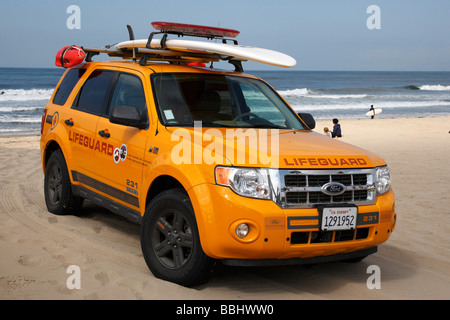 Rettungsschwimmer Fahrzeug abgestellt auf Venice Beach Los Angeles Kalifornien usa Stockfoto