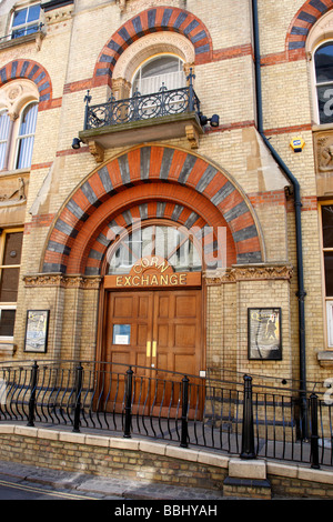 Eingang der Corn Exchange ein Veranstaltungsort für live Musik Wheeler Straße Cambridge uk Stockfoto