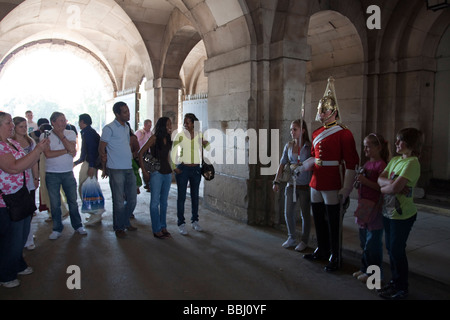 Königin der Bademeister & Touristen - Horse Guards Parade - London Stockfoto