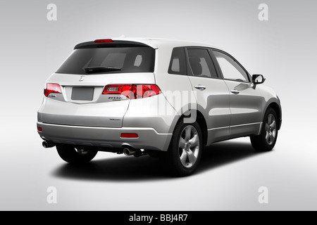 2009 Acura RDX Basis in grau - Winkel Rückansicht Stockfoto