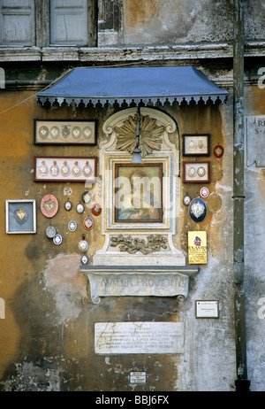 Madonna, Madonna Annunciata, Via Delle Botteghe Oscure, Rom, Latium, Italien, Europa Stockfoto