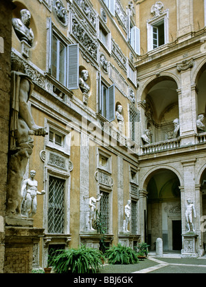 Palazzo Antici Mattei, Jüdisches Viertel, das ehemalige Ghetto, Rom, Latium, Italien, Europa Stockfoto