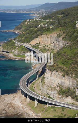 Sea Cliff Bridge in der Nähe von Wollongong südlich von Sydney New South Wales Australien Antenne Stockfoto