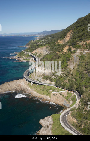 Sea Cliff Bridge in der Nähe von Wollongong südlich von Sydney New South Wales Australien Antenne Stockfoto