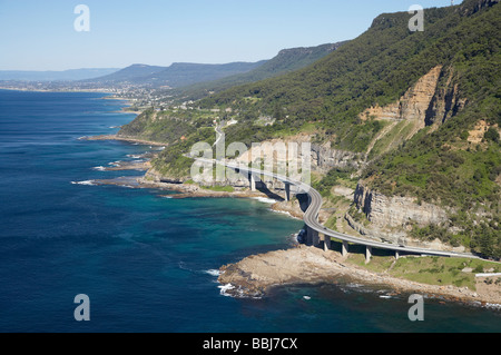 Sea Cliff Bridge in der Nähe von Wollongong südlich von Sydney New South Wales Australien Antenne Stockfoto