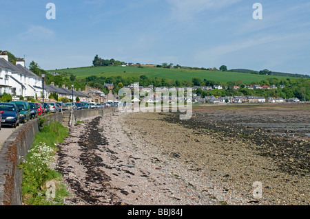 Der Strand von Avoch Dorf auf der Black Isle Ross und Cromarty Schottland. Stockfoto