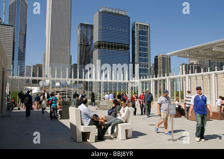 Das Art Institute of Chicago modernen Flügel auf South Michigan Avenue Chicago Illinois USA eröffnet im Mai 2009 Stockfoto