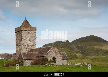 Kirche St. Clements, Rodel, Insel Harris, äußeren Hebriden, Schottland Stockfoto