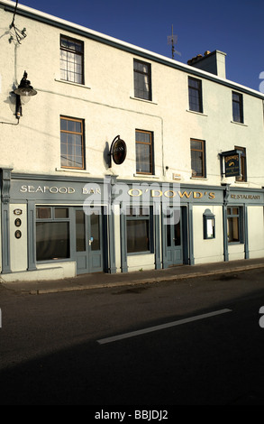 O inoffizielle Seafood Bar Restaurant Roundstone Connemara County Galway, Irland Stockfoto