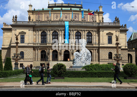 Tschechische Republik Prager Rudolfinum Konzerthalle Stockfoto