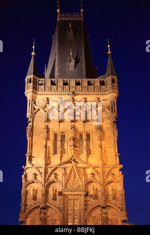 Tschechische Republik-Prag-Pulverturm Stockfoto