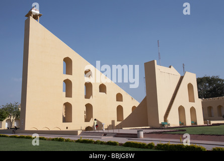 Die astrologische Observatorium Jaipur Rajasthan Indien Stockfoto