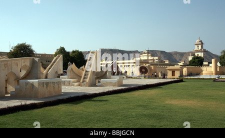 Die astrologische Observatorium Jaipur Rajasthan Indien Stockfoto