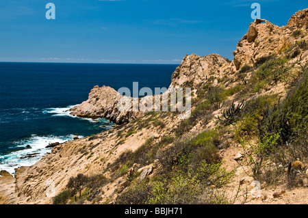 Wüste & Ozean Baja California Sur-Mexiko Stockfoto