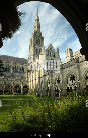 Kathedrale von Salisbury, Wiltshire, England Stockfoto