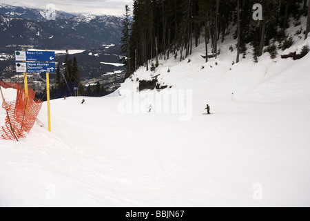 Dave Murray Abfahrt Teil des 2010 Olympische Spiele Whistler, British Columbia Kanada Stockfoto