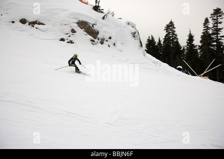 Dave Murray Abfahrt Teil des 2010 Olympische Spiele Whistler, British Columbia Kanada Stockfoto