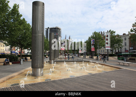 The Founitains in St Augustines Parade, Bristol City Centre, Bristol, England, Großbritannien Stockfoto