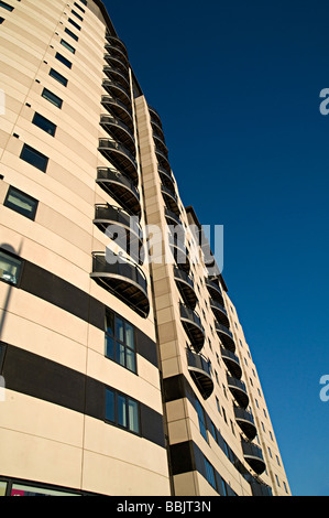 neue Wohnungen in Birmingham als Bestandteil der Eastside Entwicklung Birmingham Masshouse Apartments Stockfoto