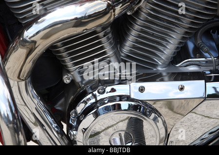 Motorrad hautnah. Stockfoto