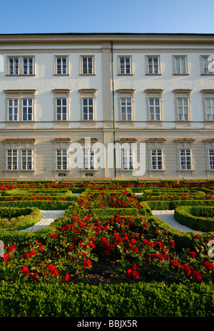 Gärten im barocken Schloss Mirabell Schloss Mirabell in Salzburg Österreich Stockfoto