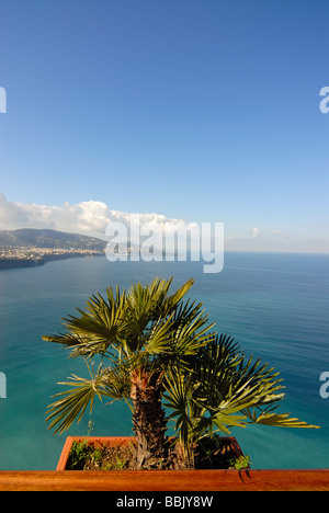 Küste von Sorrent und Golf von Neapel-Kampanien-Italien Stockfoto