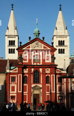 Tschechische Republik-Prag-St-Georges Basilica und Kloster Stockfoto