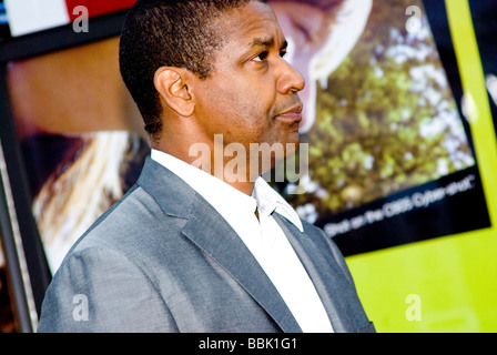 LOS ANGELES - Juni 4: Denzel Washington kommt bei der Premiere seines neuen Films "Nehmen von Pelham 123" am 4. Juni 2009 Stockfoto