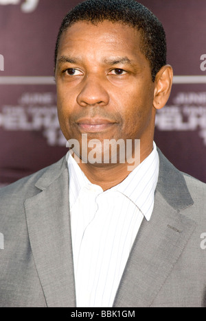 LOS ANGELES - Juni 4: Denzel Washington kommt bei der Premiere seines neuen Films "Nehmen von Pelham 123" am 4. Juni 2009 Stockfoto