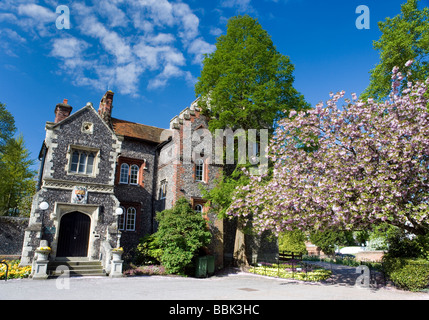 Wohnturm in Canterbury dient als Büro des Oberbürgermeisters, Kent, UK Stockfoto