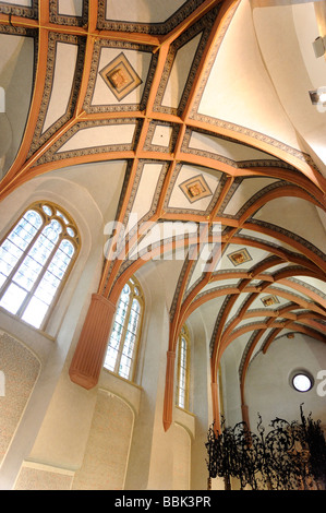 Pinkas Synagoge innen Pinkasova Synagoga in Josefov Bezirk von Prag Stockfoto