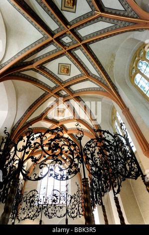 Pinkas Synagoge innen Pinkasova Synagoga in Josefov Bezirk von Prag Stockfoto