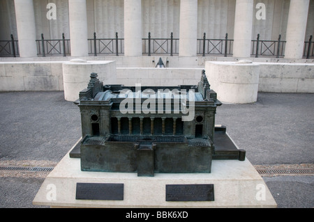 Modell der Menentor Ieper Ypern Westflandern Belgien Stockfoto