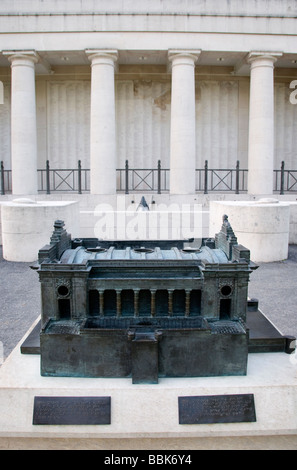 Modell der Menentor Ieper Ypern Westflandern Belgien Stockfoto