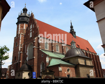 Polnischen Krakau Kazimierz Corpus Christi Kirche Stockfoto